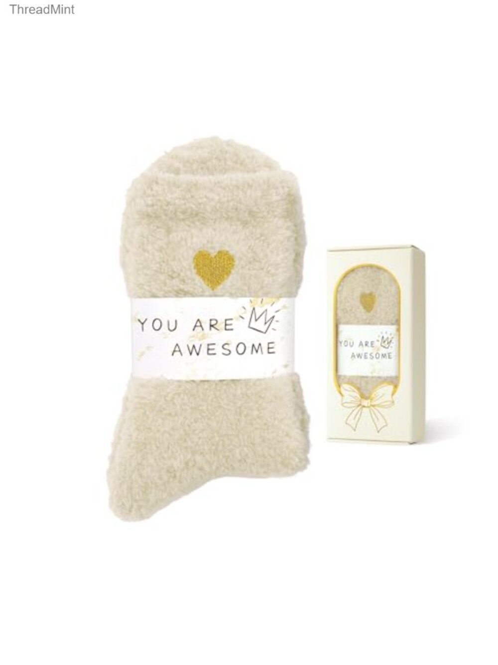Ultra-Soft Fuzzy Slipper Socks Polyester Elastane Cozy Crew Socks for Women